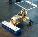 [Solar powered TI cleaning robot]